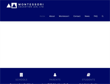 Tablet Screenshot of montessorieducationuk.org